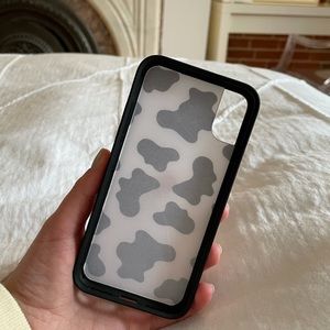 Wildflower Cowprint iPhone XS Case